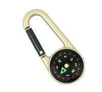 Small Keychain - ABS Outdoor Clip Keychain | Pocket Compass with Clear for Exploration, Field Practice, Mountaineering, Hiking, Camping