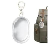 Small Keychain Pouch - Compact PVC Bag, Zipper Closure Storage, Cute Mini Carrying Case, Durable Doll Protection Organizer, Practical Multi-Purpose Accessory | Lipstick Cards Keys Travel