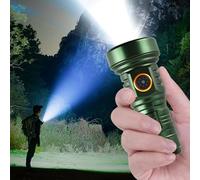 Small Keychains Flashlight - Aluminium Alloy LED Keychain Torch | 5 Modes Rechargeable Pocket Light | Mini Lamp, Key Ring Torch for Camping, Hiking, Cycling,