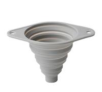 Small Kitchen Funnel, Handy Cleaning Stainless Steel Funnels, Food Grade Silicone Condiment Canning Filler, Silicone Funnels For Kitchen Use And Filling Bottles, Draining Tool Foldable Filler