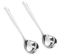Small Ladle Soup Spoon Stainless Steel Soup Spoon 20 cm Sauce Spoon Dishwasher Safe Pack of 2