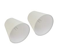 Small Lamp Shades,2Pcs Small Lampshades for Table Lamps Clip on Lamp Shade Barrel Fabric Lampshade Chandelier Replacement 3.6x5.6x5.1 inch