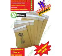 SMALL & LARGE HEAVY DUTY JIFFY GREEN PADDED ENVELOPES BAGS MAILERS STRONG ECO