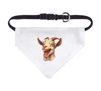 Small 'Laughing Billy Goat' Dog/Cat/Pet Bandana (PD00057343)