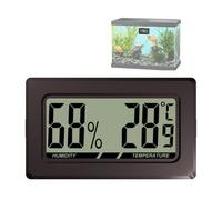 Small LCD Thermograph - LCD Thermograph Hygrometer Digital Meter - Instant Read Mini Measurement Equipment for Indoor Outdoor Refrigerator Musical Instrument Room