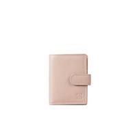 Small Leather 11.5cm Tab Purse for Women - Compact Real Leather Tab Wallet with RFID Protection - Card Slots & Coin Pockets (Camel)