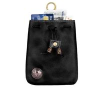 Small Leather Jewelry Pouch | Leather Makeup Bag | Jewelry Pouches | Small Leather Pouch is a Versatile and Elegant Accessory Designed for The Modern Traveler and Jewelry Enthusiast
