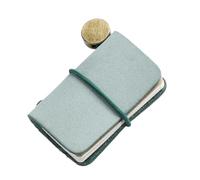 Small Leather Notebook 1.25x1.88Inch Pocket Journal Notepads Refillable Notebook 60 Pages Unlined for Writing Sketching Coffee Shop