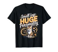 Small Legs Huge Personality Munchkin Cat Lover Owner Value Graphic T-Shirt