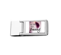 Small Like Burning Art Deco Fashion Slim Money Clip Stainless Holder Pocket Wallet