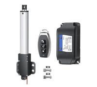 Small Linear Actuator Stroke 10-200mm Length Max Speed 150mm/s Electric Motor With wireless controller With wings installation(40mm stroke,15MM PER S 50N_6V)