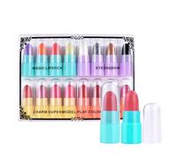 Small Lipstick Set - Moisturizing Travel Lipstick Kit Long-lasting Small | Portable Lipstick Travel Set, Lip Stick Packs | Lip Colors Matte Glitter 16 Pieces Lipstick Makeup For Mother Wife Girlfriend