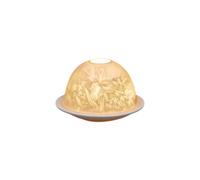 Small Lithophane Dome Tealight Candle Holder - Iris & Hummingbird