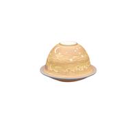 Small Lithophane Dome Tealight Candle Holder - Starry Night