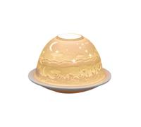 Small Lithophane Dome Tealight Candle Holder - Starry Night