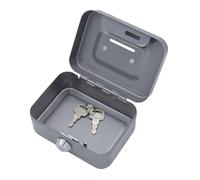 Small Lock Box: Cash Coin Holder, Portable Safe Container | Compact Money Storage Vault, Sturdy Metal Safe Box For Kids Saving Protection