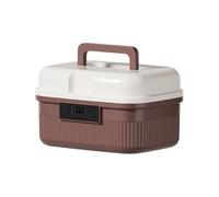 Small Lockable Storage Box,Ergonomic Safe Container with Combination Lock | Storage Boxes for Personal Items - For Jewelry Documents Valuable Stuff Confidential Files K