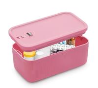 Small Lockable Storage Box with Combination Code - Secure Medicine Safe, Phone Jail, and Snack Box for Home, Fridge, Office, or Travel - BPA-Free, Portable Design (23.5 x 12.8 x 9.2cm)