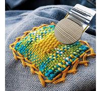 Small Loom-speedweve Type Weave Tool, Convenient Darning Machine Makes Beautiful Stitching, Beginner Mending Loom for Mending Jeans and Clothes Quickly and Easily (12-pin)