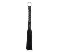 Small Loose Whip 28cm with Iron Ring Fringe Ponytail 3Colors Pu Mini Style Sm BDSM Sex Toys Couple Flirting Gadgets Black One Size
