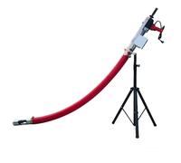 Small Low Noise Hose Grain Conveyor Auger Screw Conveyor with Adjustable Stand,Heavy-Duty Granule Powder Cement Transfer Equipment,1500W(4m)