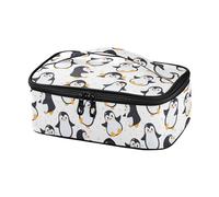 Small Lunch Bag Cute Penguins Insulated Mini Lunch Box for Women Men Kids Thermal Cooler Bags Handle for Picnic Work School