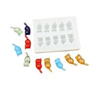 Small Lying Cats Silicone Mold Suitable for Crafting Unique Jewelry Pieces Necklaces Earrings with Flawlesses Demolding Soap Craft Mold