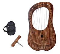 Small Lyre Harp 10 String, Tunable High Quality Beautiful Sound/Lyre Harp Rosewood