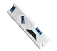 Small Magnetic Leveler - 3.5 x 1.2 Inch Mini Balance Indicator, Versatile Spirit Bell Tool, Lightweight Measuring Accessory, Robust Magnetic Attachment | Pocket Leveling Device for Commerc