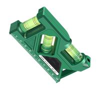 Small Magnetic Leveler - Mini Balance Gauge, Pocket Line Indicator, Precise Alignment Checking Instrument for Workshop, Furniture Mounting, Frame Setup & Trade Calibration Applications