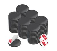 Small Magnets with Adhesive Backing for Crafts,Self Sticky Magnetic Sticker,Round Adhesive Dot Magnets for Classroom (36Pcs Circle 3/4 X 0.08 Rubber Magnets)