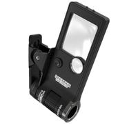 Small Magnifying Glass - Portable Microscope For Kids | Illuminated Handheld Magnifier With 10x-80x Zoom | Pocket Microscope For Children 6+ Years | Ideal For Scientific Experiments, Educational Fun,