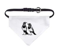 Small 'Magpie Couple' Dog/Cat/Pet Bandana (PD00065139)