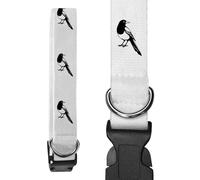 Small 'Magpie Looking Back' Dog Collar (PR00068885)