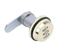 Small Mailbox Lock Drawer Combination Lock 3-Digit Password Zinc Alloy Cam Locks Without Key Mechanical Combination Locking Tool for Mailbox/Cupboard/Drawer (Gold 4)
