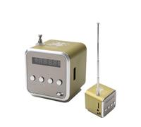 Small Mains Radio, Td V26 Mini Digital Radio Portable Radios Battery Speaker Stereo Music Player Portable Vintage FM Radios Support TF Card U Disk USB PC Mp3 Mp4 Player for Travel Home Car Outdoor