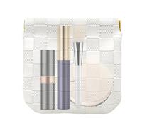 Small Makeup Bag Automatic Closure Bracelet Storage, White, refer to the | Jewelry Organizer Pouch for Girls, Ladies, Students, Busy Professionals, Brides, Travel, Gym, Marriage, and Vacation