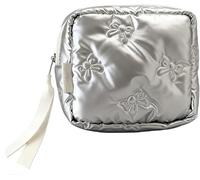 Small Makeup Bag for Purse Bow Mini Cosmetics Bag Cute Square Makeup Pouch Travel Mini Makeup Bag Portable Toiletry Cosmetic Pouch, Style 3, Simple