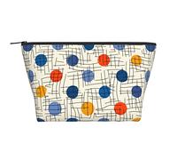 Small Makeup Bag for Women Teen Girls Small Cosmetic Toiletry Bag Travel Cute Pocket Makeup Bag Accessories Organizer Polka Dot Pinstripe
