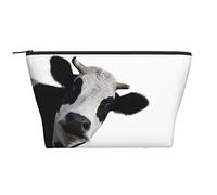 Small Makeup Bag for Women Teen Girls Small Cosmetic Toiletry Bag Travel Cute Pocket Makeup Bag Accessories Organizer Funny Cow