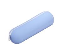 Small Makeup Bag - Makeup Bag | Mini Cosmetic Bags | Portable Cosmetic Organizer Bags | Silicone Brush Holder | Multifunctional Toiletry Bags for Travel | Est, azul, Consulte la descripción, See