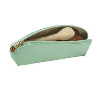 Small Makeup Bag, Travel Makeup Bag,Portable Cosmetic Zipper Control - Multifunctional Travel Toiletry Bag PU LOW FINDING Organizer for Camping by , Mint Green [Brush Bag], Please refer to the