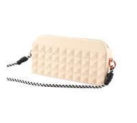 Small Makeup Bag, Travel Toiletry Organizer, Zippered Key and Phone Pouch, Lightweight Strong Design, 9.06x1.81x4.13 Inches, for Friends Wives Daughters Nieces Girlfriends Mothers