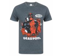 Short Sleeved T-Shirt Marvel Grey S