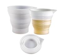Small Measuring Jug | Silicone Telescopic Measuring Cup | Resin Measure Cup | Epoxy Resin Mixing Cups | Silicone Mold Cup Dispenser for Casting | Mold Measuring Mixing Cup | Resin Arts and Crafts