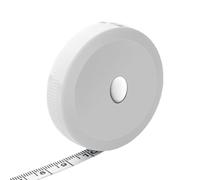 Small Measuring Tape - 2 Meter Retractable Lock, Sided Metric Imperial Scale Ruler, Compact Portable Auto Stop Tailor Tool, Soft Fiber Fabric Clothing Tracking Gear | for Sewing Body Weight Loss