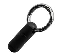 Small Medicine Bottle, Portable Metal Pill Case - Medicine Titanium Pill Case Portable Pill Box | Rustproof Pill Holder, Daily Key Chain, Pill for Travel