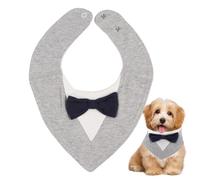 Small Medium Dog Bandana, Dog Collar Outfit, Cute Dog Birthday, Large Dog Bandana, Wedding Collar for Dog, Funny Dog Wedding, Dog Outfit for Party, Dog Tuxedo Bandana, Dog Fashion Bandana