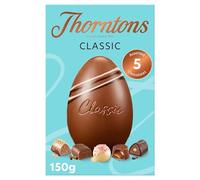 Small & Medium Easter Eggs Chocolate Eggs - Variety Flavours & Fillings - Seasonal Chocolate Egg Collection - 88g to 195g| 19 Options (Thorntons Classic Milk Chocolate Egg 150G)