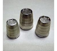 Small Medium Large Cast Metal Sewing Hand Darning Finger Buy 1 2 3 Thimbles 685D, 3 of Each Size (9 Total)